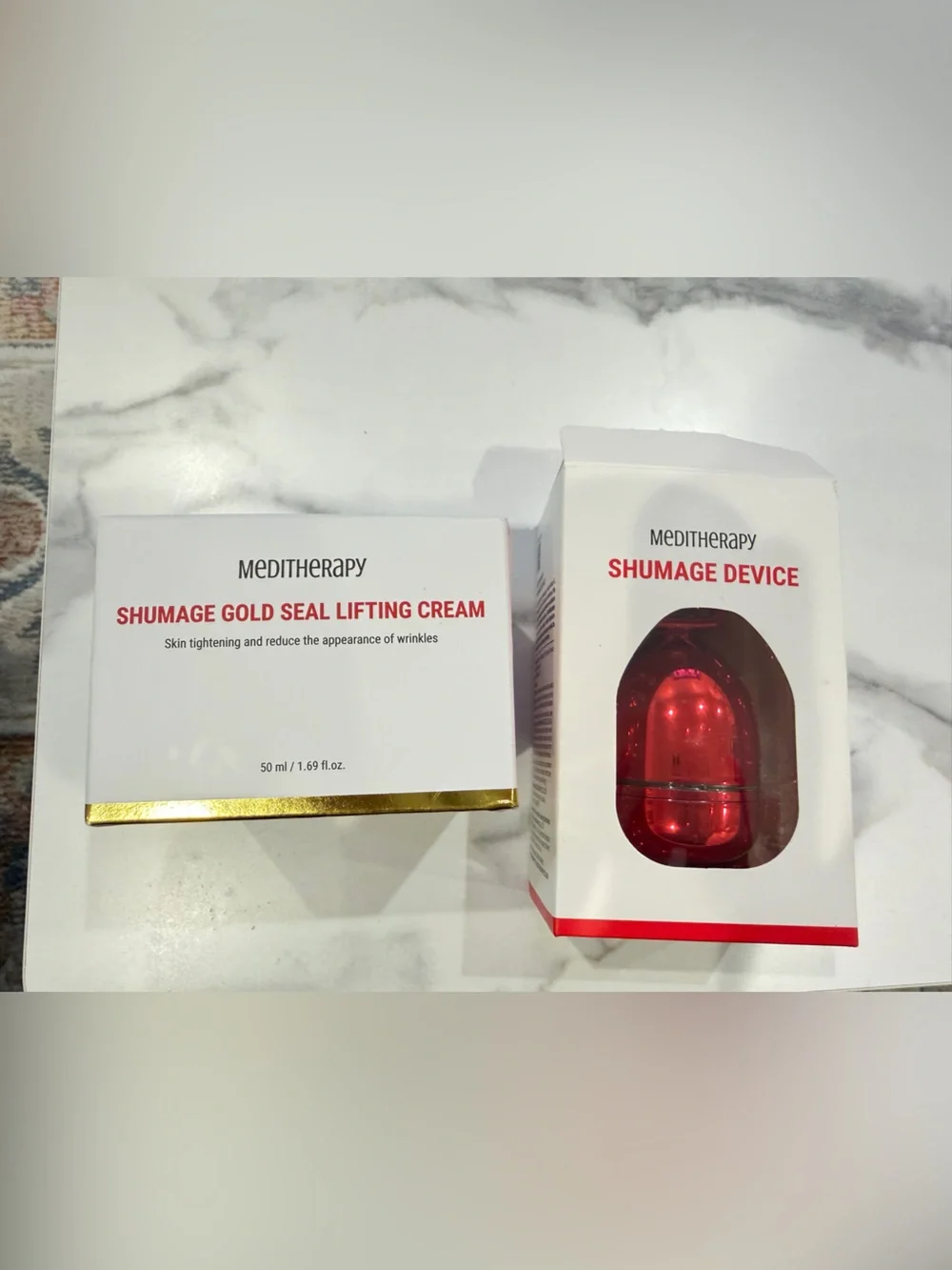 MEDITHERAPY Shumage Gold Seal Lifting Cream+Device, Ultimate Lifting